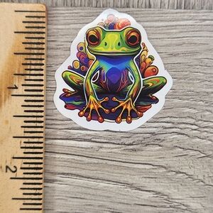 10/$10 Stickers Psychedelic Frogs Frog Sticker